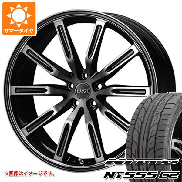 【タイヤ交換対象】ボルボ V60 ZB系用 サマータイヤ ニットー NT555 G2 245/35R20 95Y XL エアスト S10-R タイヤホイール4本セット