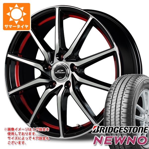 【タイヤ交換対象】サマータイヤ 215/60R16 95H ブリヂストン ニューノ シュナイダー RX810 6.5-16 タイヤホイール4本セット