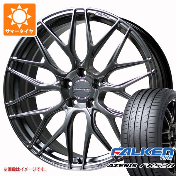 【タイヤ交換対象】サマータイヤ 245/35R20 95Y XL ファルケン アゼニス FK520L トラフィックスター フォージド TSF-01 8.5-20 タイヤホイール4本セット