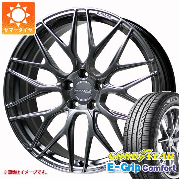 【タイヤ交換対象】サマータイヤ 245/35R20 95W XL グッドイヤー エフィシエントグリップコンフォート トラフィックスター フォージド TSF-01 8.5-20 タイヤホイール4本セット