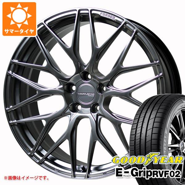 【タイヤ交換対象】サマータイヤ 245/35R20 95W XL グッドイヤー エフィシエントグリップ RVF02 トラフィックスター フォージド TSF-01 8.5-20 タイヤホイール4本セット