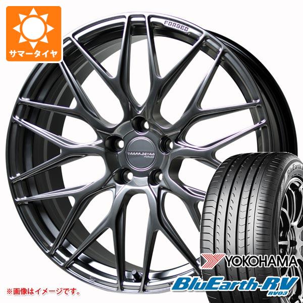 【タイヤ交換対象】サマータイヤ 245/40R20 99W XL ヨコハマ ブルーアースRV RV03 トラフィックスター フォージド TSF-01 8.5-20 タイヤホイール4本セット