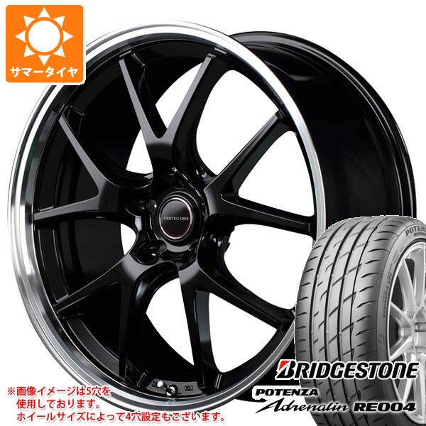【タイヤ交換対象】サマータイヤ 215/50R17 95W XL ブリヂストン ポテンザ アドレナリン RE004 ヴァーテックワン エグゼ5 7.0-17 タイヤホイール4本セット