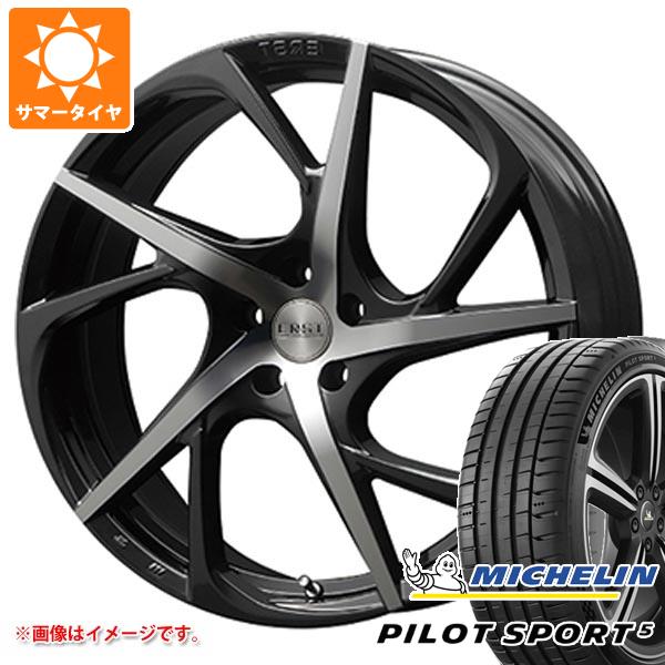 【タイヤ交換対象】ボルボ S90/V90 PB/PD系用 サマータイヤ ミシュラン パイロットスポーツ5 255/40ZR19 (100Y) XL エアスト VS5-R タイヤホイール4本セット