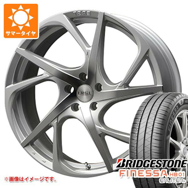【タイヤ交換対象】ボルボ S90/V90 PB/PD系用 サマータイヤ ブリヂストン フィネッサ HB01 245/45R18 100W XL エアスト VS5-R タイヤホイール4本セット