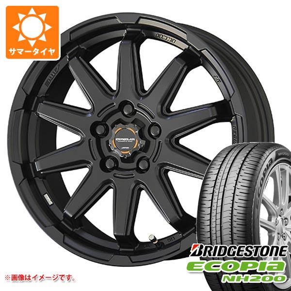 【タイヤ交換対象】サマータイヤ 225/55R17 97V ブリヂストン エコピア NH200 サーキュラー C10S 7.0-17 タイヤホイール4本セット