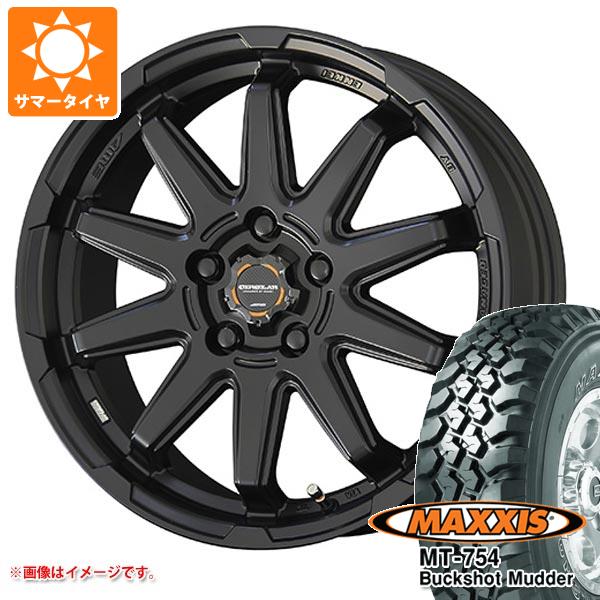 【タイヤ交換対象】サマータイヤ 195R14 106/104R 8PR マキシス MT-754 バックショットマッダー アウトラインホワイトレター サーキュラー C10S 4.5-14 タイヤホイール4本セット