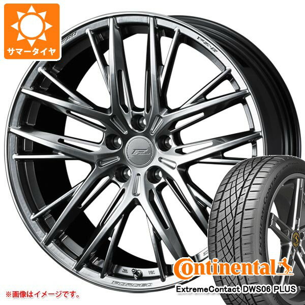 【タイヤ交換対象】サマータイヤ 245/35R20 95Y XL コンチネンタル エクストリームコンタクト DWS06 プラス F ゼロ FZ-5 8.5-20 タイヤホイール4本セット