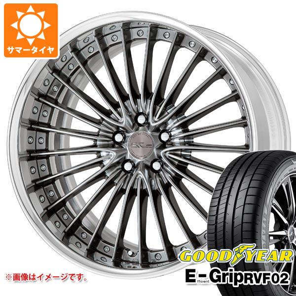 【タイヤ交換対象】サマータイヤ 245/40R20 99W XL グッドイヤー エフィシエントグリップ RVF02 ワーク シュヴァート グラソン 8.5-20 タイヤホイール4本セット