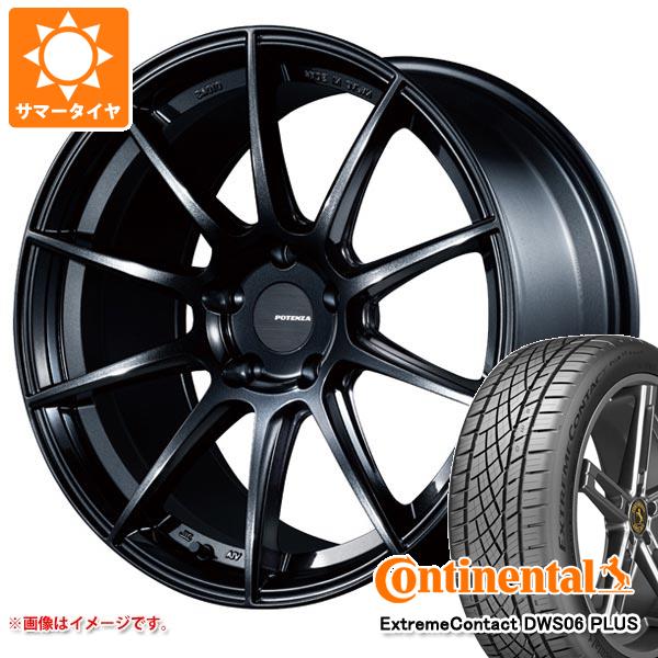 【タイヤ交換対象】サマータイヤ 215/45R17 91W XL コンチネンタル エクストリームコンタクト DWS06 プラス ポテンザ SW010 7.5-17 タイヤホイール4本セット