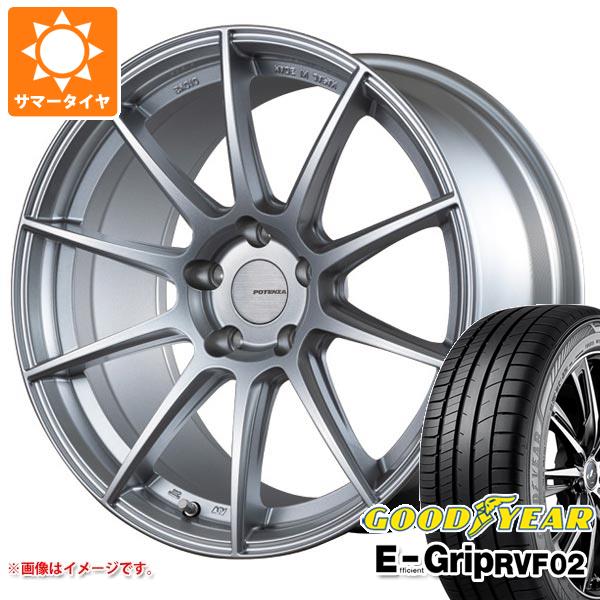 【タイヤ交換対象】サマータイヤ 215/45R17 91W XL グッドイヤー エフィシエントグリップ RVF02 ポテンザ SW010 7.5-17 タイヤホイール4本セット