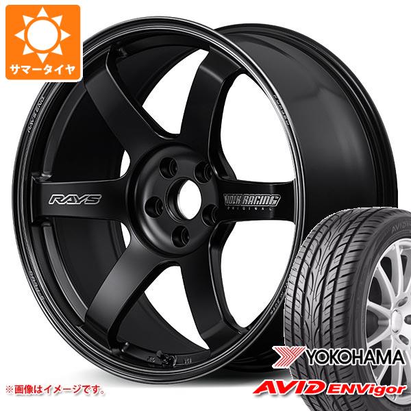 【タイヤ交換対象】サマータイヤ 225/45R19 96W XL ヨコハマ エービッド エンビガー S321 レイズ ボルクレーシング TE37 サーガ Sプラス ブラックシャドー 8.5-19 タイヤホイール4本セット