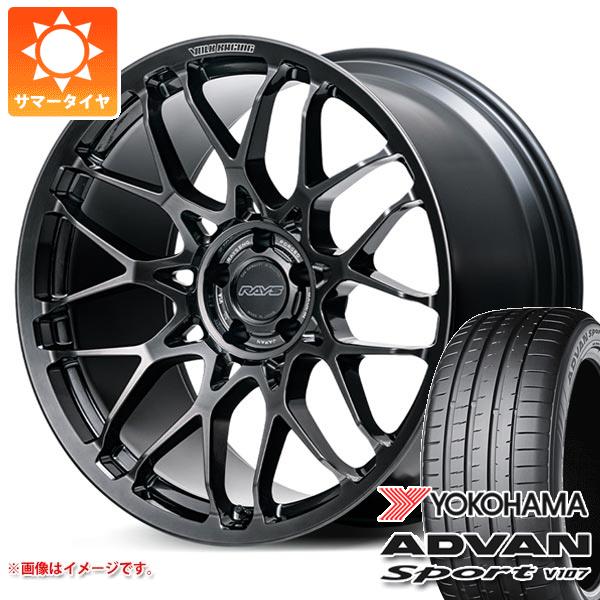 【タイヤ交換対象】トヨタ 40系アルファード用 サマータイヤ ヨコハマ アドバンスポーツV107 255/40ZR21 (102Y) XL レイズ ボルクレーシング G29 8.5-21 タイヤホイール4本セット