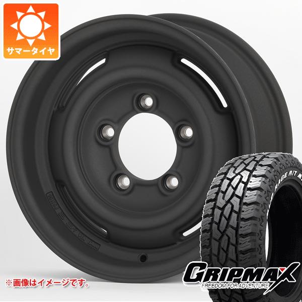 【タイヤ交換対象】スズキ ジムニーノマド JC74W用 サマータイヤ グリップマックス マッドレイジ R/T MAX LT185/85R16 105/103Q ホワイトレター アピオ ワイルドボア SR プラス 6.0-16 タイヤホイール4本セット