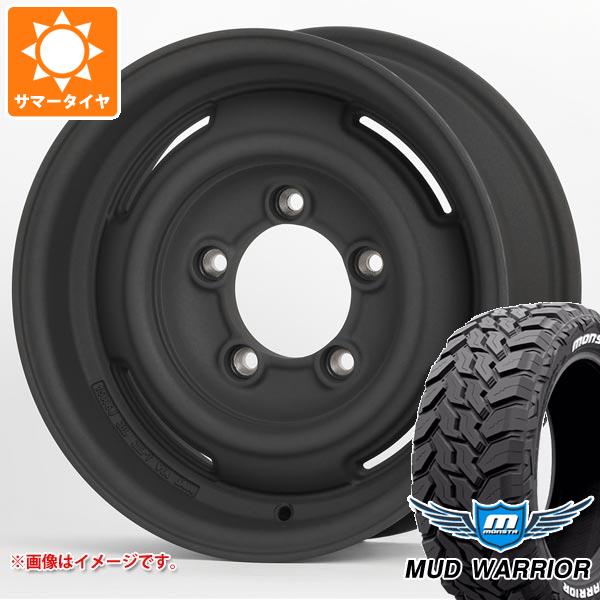 【タイヤ交換対象】スズキ ジムニーノマド JC74W用 サマータイヤ モンスタ マッドウォーリアー LT235/70R16 104/101Q ホワイトレター アピオ ワイルドボア SR プラス 6.0-16 タイヤホイール4本セット