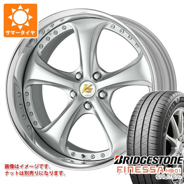 乐天商城 - 【タイヤ交換対象】サマータイヤ 225/50R18 95V ブリヂストン フィネッサ HB01 ワーク VS KFシャープ 8.0-18 タイヤホイール4本セット