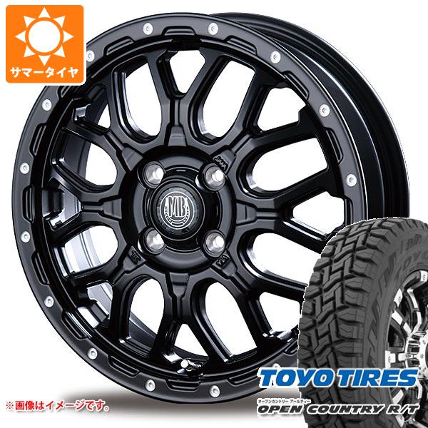 【タイヤ交換対象】キャリイ DA16T用 2025年製 サマータイヤ トーヨー オープンカントリー R/T 165/60R15 77Q ホワイトレター インターミラノ マッドバーン XR-800M 4.5-15 タイヤホイール4本セット