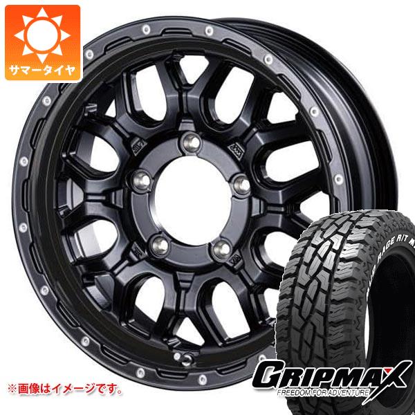 【タイヤ交換対象】5本セット ジムニーシエラ JB74W用 サマータイヤ グリップマックス マッドレイジ R/T MAX LT215/70R16 100/97R ホワイトレター インターミラノ マッドバーン XR-800M 5.5-16 タイヤホイール5本セット