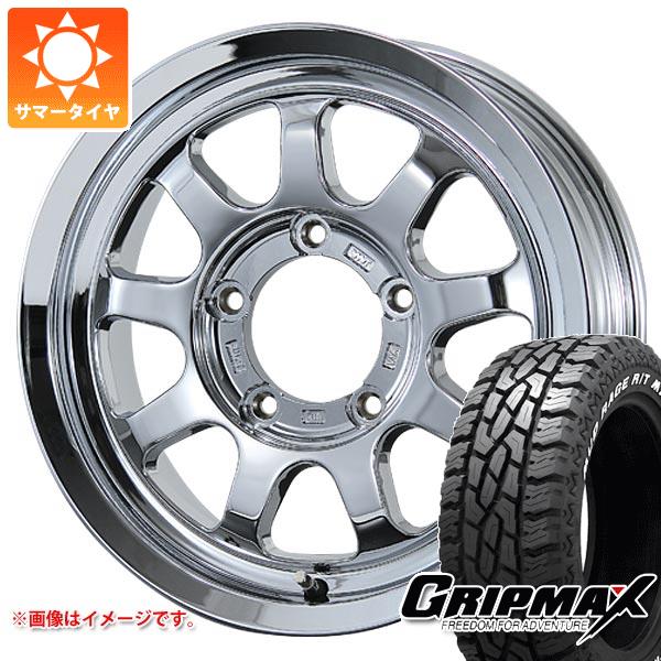 【タイヤ交換対象】スズキ ジムニー JB64W用 サマータイヤ グリップマックス マッドレイジ R/T MAX LT215/70R16 100/97R ホワイトレター ブロウズ ロブ9 5.5-16 タイヤホイール4本セット