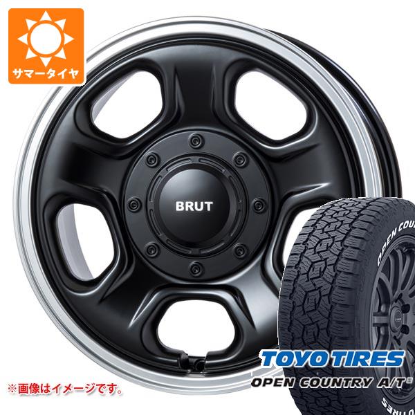 【タイヤ交換対象】マツダ CX-5 KE/KF系用 2025年製 サマータイヤ トーヨー オープンカントリー A/T3 215/70R16 100T ホワイトレター ブルート BR-33 6.5-16 タイヤホイール4本セット