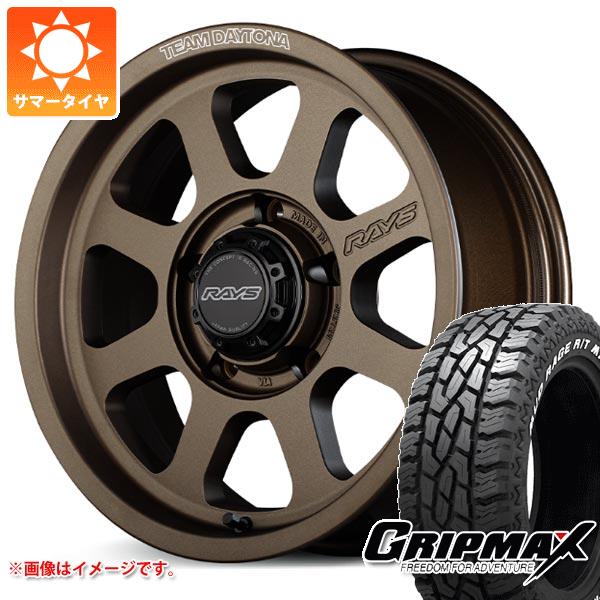 【タイヤ交換対象】5本セット スズキ ジムニーノマド JC74W用 サマータイヤ グリップマックス マッドレイジ R/T MAX LT185/85R16 105/103Q ホワイトレター レイズ デイトナ D108 6.0-16 タイヤホイール5本セット