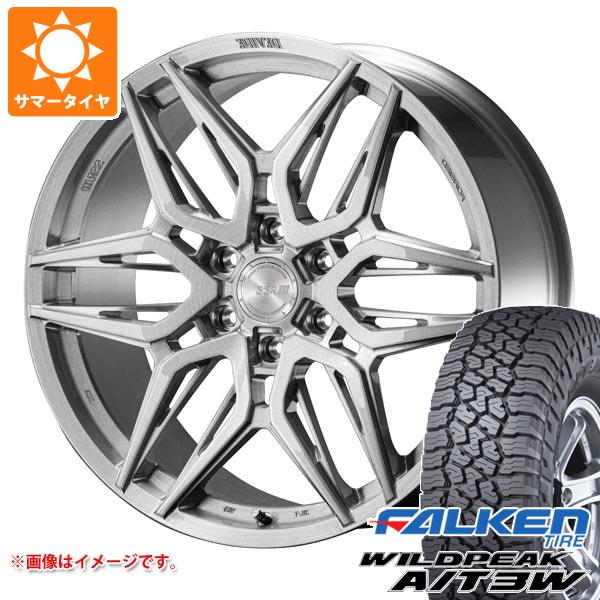 【タイヤ交換対象】トヨタ ランドクルーザー300用 サマータイヤ ファルケン ワイルドピーク A/T3W 275/55R20 117T XL SSR ディバイド LG-F 9.0-20 タイヤホイール4本セット