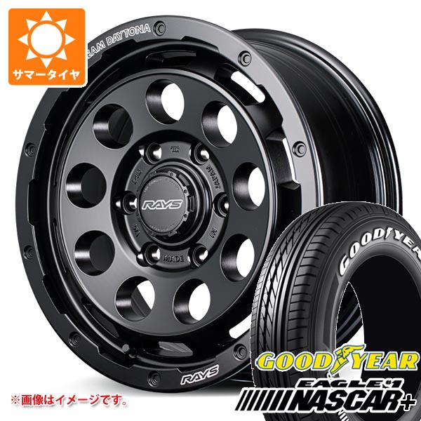 【タイヤ交換対象】トヨタ ハイエース 200系用 2026年製 サマータイヤ グッドイヤー イーグル ＃1 ナスカープラス 215/65R16C 109/107R ホワイトレター レイズ デイトナ D9 6.5-16 タイヤホイール4本セット