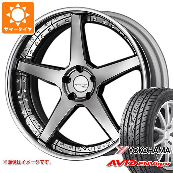 【タイヤ交換対象】トヨタ 40系アルファード用 サマータイヤ ヨコハマ エービッド エンビガー S321 255/40R21 102W XL SSR エグゼキューター CV06 8.0-21 タイヤホイール4本セット