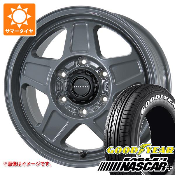 【タイヤ交換対象】トヨタ ハイエース 200系用 2026年製 サマータイヤ グッドイヤー イーグル ＃1 ナスカープラス 215/65R16C 109/107R ホワイトレター ランドフット GWD 6.5-16 タイヤホイール4本セット