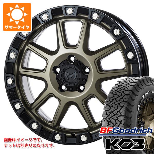 【タイヤ交換対象】5本セット ジープ ラングラー JK/JL系用 サマータイヤ BFグッドリッチ オールテレーンT/A KO3 LT265/65R18 117/114S ホワイトレター MKW M205 タイヤホイール5本セット