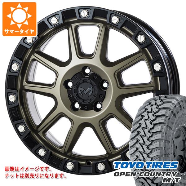 【タイヤ交換対象】5本セット ジープ ラングラー JK/JL系用 サマータイヤ トーヨー オープンカントリー M/T LT275/70R18 125/122P ブラックレター MKW M205 タイヤホイール5本セット