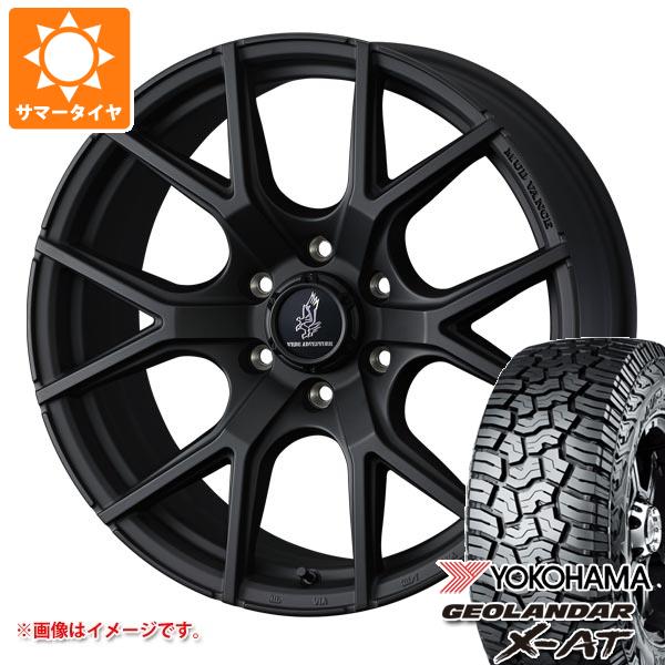 【タイヤ交換対象】トヨタ ランドクルーザー250用 サマータイヤ ヨコハマ ジオランダー X-AT G016 LT275/60R20 123/120Q ブラックレター マッドヴァンス SD 9.0-20 タイヤホイール4本セット