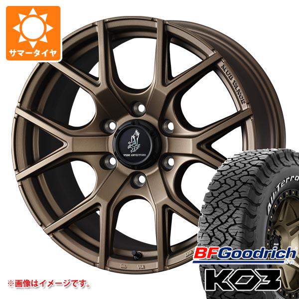 【タイヤ交換対象】トヨタ ランドクルーザー プラド 150系用 サマータイヤ BFグッドリッチ オールテレーンT/A KO3 LT265/65R18 117/114S ホワイトレター マッドヴァンス SD 8.0-18 タイヤホイール4本セット