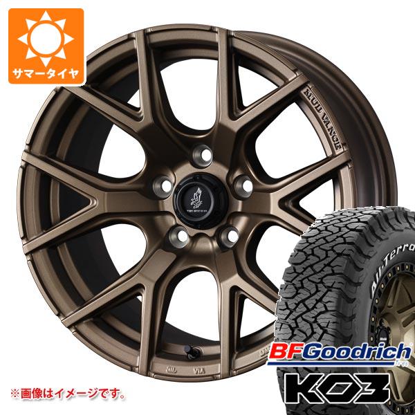 【タイヤ交換対象】ミツビシ エクリプスクロス GK系用 サマータイヤ BFグッドリッチ オールテレーンT/A KO3 LT235/70R16 110/107S ホワイトレター マッドヴァンス SD 7.0-16 タイヤホイール4本セット