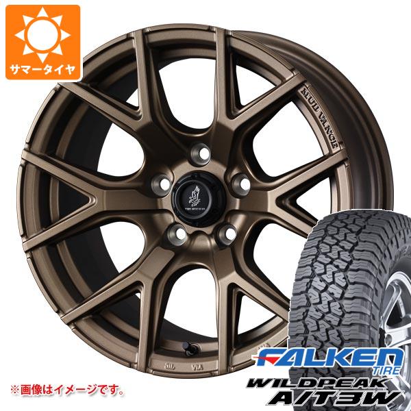 【タイヤ交換対象】マツダ CX-5 KE/KF系用 サマータイヤ ファルケン ワイルドピーク A/T3W 235/70R16 109T XL マッドヴァンス SD 7.0-16 タイヤホイール4本セット