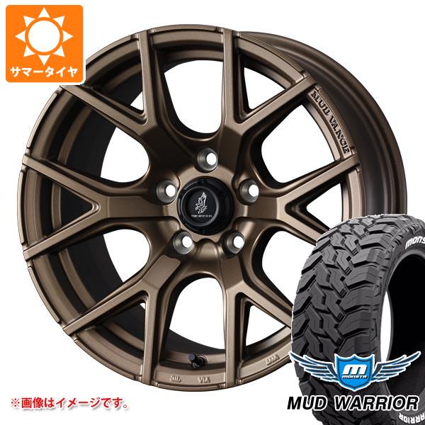【タイヤ交換対象】ミツビシ エクリプスクロス GK系用 サマータイヤ モンスタ マッドウォーリアー LT215/70R16 107/105Q ホワイトレター マッドヴァンス SD 7.0-16 タイヤホイール4本セット