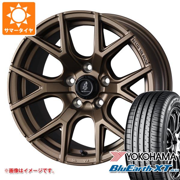 【タイヤ交換対象】ミツビシ エクリプスクロス GK系用 サマータイヤ ヨコハマ ブルーアースXT AE61 215/70R16 100H マッドヴァンス SD 7.0-16 タイヤホイール4本セット