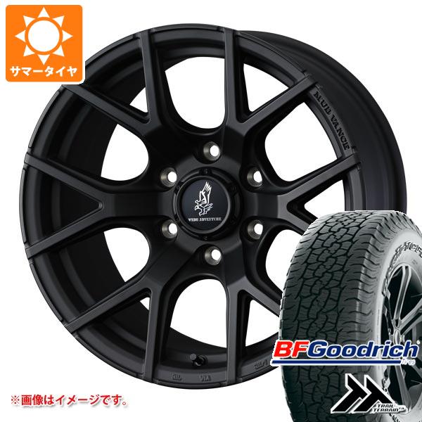 【タイヤ交換対象】トヨタ ランドクルーザー プラド 150系用 サマータイヤ BFグッドリッチ トレールテレーンT/A 265/60R18 110T アウトラインホワイトレター マッドヴァンス SD 8.0-18 タイヤホイール4本セット