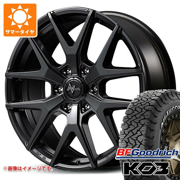 Rakuten - 【タイヤ交換対象】サマータイヤ 265/65R18 117/114S BFグッドリッチ オールテレーンT/A KO3 ホワイトレター ナイトロパワー M62 トマホーク 8.0-18 タイヤホイール4本セット