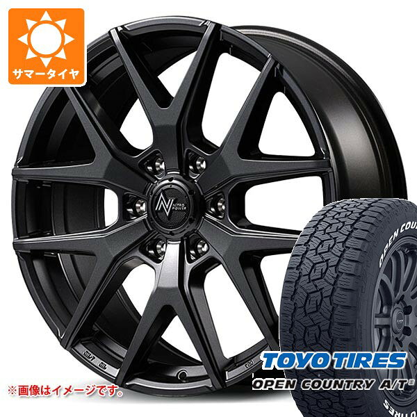 【タイヤ交換対象】ニッサン NV350キャラバン E26用 サマータイヤ トーヨー オープンカントリー A/T3 215/60R17C 109/107R ホワイトレター ナイトロパワー M62 トマホーク 6.5-17 タイヤホイール4本セット