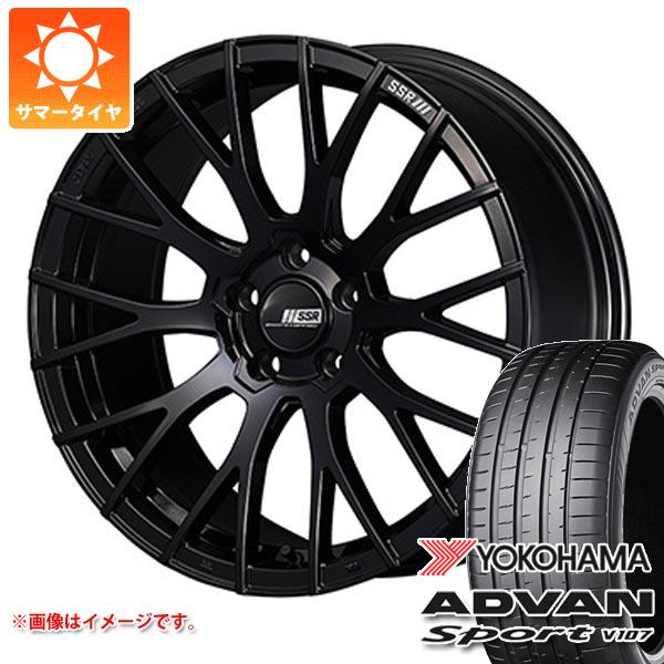 【タイヤ交換対象】サマータイヤ 245/45R20 103W XL ヨコハマ アドバンスポーツV107 ★ BMW承認 V107E SSR ライナー M10 モノブロック 8.5-20 タイヤホイール4本セット