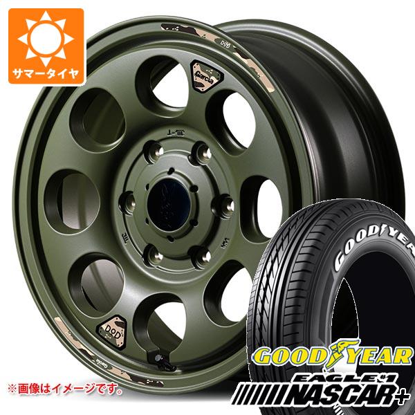 【タイヤ交換対象】トヨタ ハイエース 200系用 2026年製 サマータイヤ グッドイヤー イーグル ＃1 ナスカープラス 215/65R16C 109/107R ホワイトレター ウシャリン 6.5-16 タイヤホイール4本セット