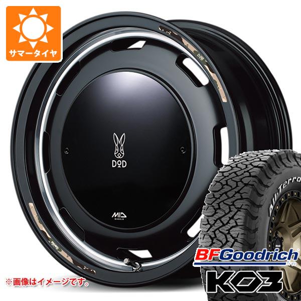 【タイヤ交換対象】スズキ ジムニーノマド JC74W用 サマータイヤ BFグッドリッチ オールテレーンT/A KO3 LT225/70R16 102/99S ホワイトレター ウシャリントバリ 6.0-16 タイヤホイール4本セット