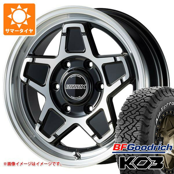 【タイヤ交換対象】ニッサン NV350キャラバン E26用 サマータイヤ 2026年製 BFグッドリッチ オールテレーンT/A KO3 LT215/70R16 100/97S ホワイトレター エセックス ENCS 6.5-16 タイヤホイール4本セット
