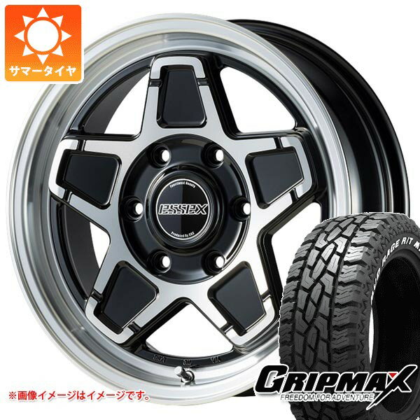 【タイヤ交換対象】ニッサン NV350キャラバン E26用 サマータイヤ グリップマックス マッドレイジ R/T MAX LT215/70R16 100/97R ホワイトレター エセックス ENCS 6.5-16 タイヤホイール4本セット
