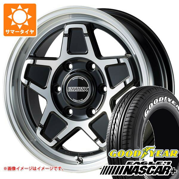 【タイヤ交換対象】ニッサン NV350キャラバン E26用 サマータイヤ 2026年製 グッドイヤー イーグル ＃1 ナスカープラス 215/65R16C 109/107R ホワイトレター エセックス ENCS 6.5-16 タイヤホイール4本セット