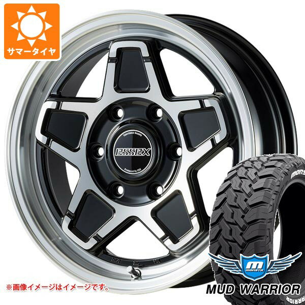 【タイヤ交換対象】ニッサン NV350キャラバン E26用 2026年製 サマータイヤ モンスタ マッドウォーリアー LT215/70R16 107/105Q ホワイトレター エセックス ENCS 6.5-16 タイヤホイール4本セット