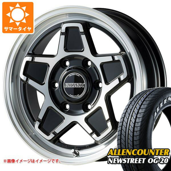 【タイヤ交換対象】ニッサン NV350キャラバン E26用 サマータイヤ オーレンカウンター ニューストリート OG-20 215/65R16C 109/107T ホワイトレター エセックス ENCS 6.5-16 タイヤホイール4本セット