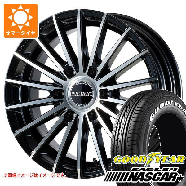 【タイヤ交換対象】ニッサン NV350キャラバン E26用 サマータイヤ 2026年製 グッドイヤー イーグル ＃1 ナスカープラス 215/60R17C 109/107R ホワイトレター エセックス EF 6.5-17 タイヤホイール4本セット