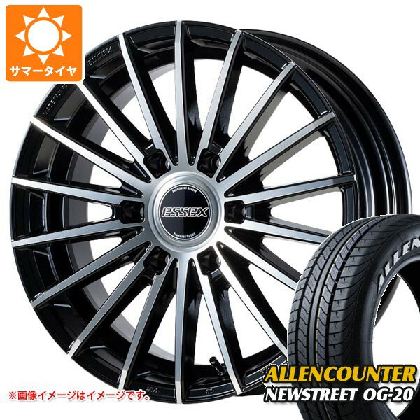 【タイヤ交換対象】ニッサン NV350キャラバン E26用 サマータイヤ オーレンカウンター ニューストリート OG-20 215/60R17C 109/107T ホワイトレター エセックス EF 6.5-17 タイヤホイール4本セット